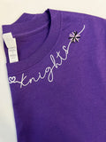 Knights collar T-shirt