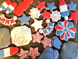 Fourth of July cookies assorted dozen