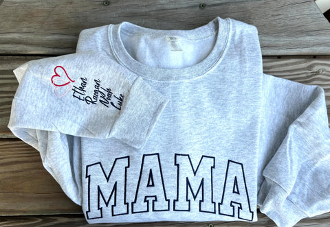 MAMA embroidered sweatshirt