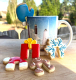 Mug hugger christmas cookie set