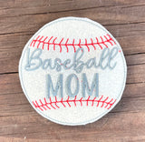 Baseball mom bag charm