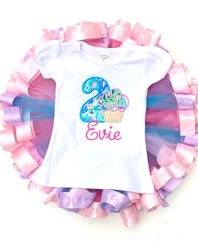 Lilly Birthday cupcake outfit