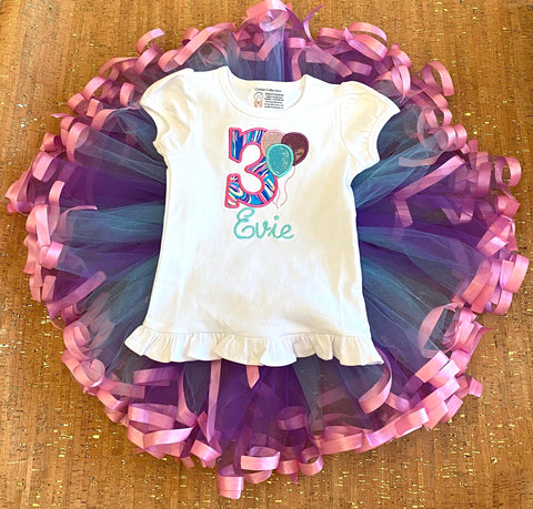 Lilly Birthday Balloon outfit
