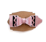 crayon hair bow, back to school bow