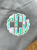 Lilly monogram pullover