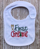 Holiday bib, Christmas bib, Thanksgiving bib, personalized bibs