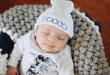 Personalized infant hat, name hat