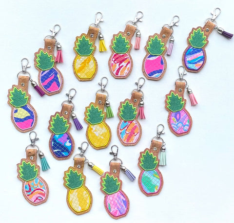 Lilly Pineapple keychain