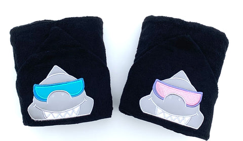 Cool Shark hooded towel